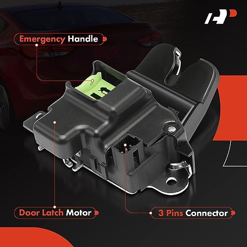 A-Premium Rear Tailgate Trunk Latch Lid Lock Actuator Compatible with Hyundai Vehicles - Genesis Coupe 2010-2016 & Sonata 2008-2010, Replace# 81230-0A501 - Image 3