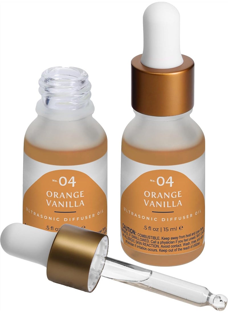 Trapp Trapp No. 04 Orange Vanilla 0.5 oz. Ultrasonic Diffuser Oil (2 Pack) 