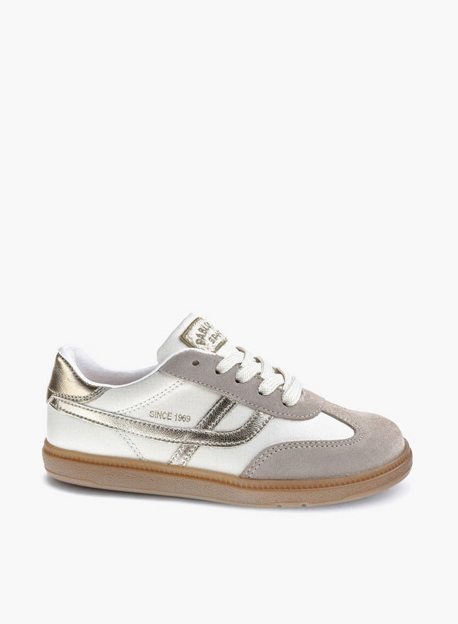 بابلوسكي أحذية رياضية للبنات برباط للمدرسة - Image 1