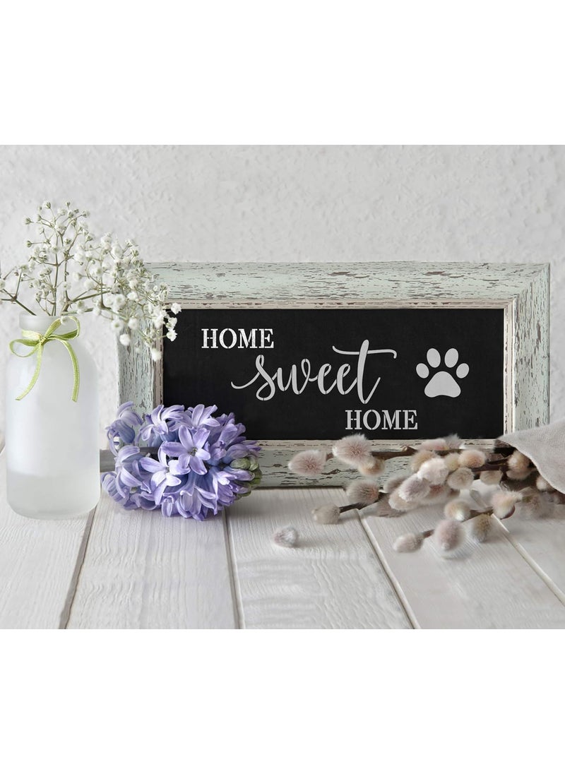 G GSS Designs GSS Designs Home Sweet Home Stencil - Pack of 3 Circle Stencils for Painting - Reusable Mylar Stencils for Painting on Wood Door Signs - Assorted Size Circles  - Image 2