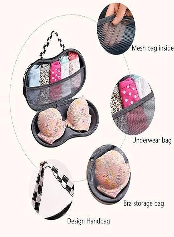 Tendula Nylon Travel Bra Bag, Women's Undergarments Storage Organiser with Zipper, Multi-Colourtendula - Image 5
