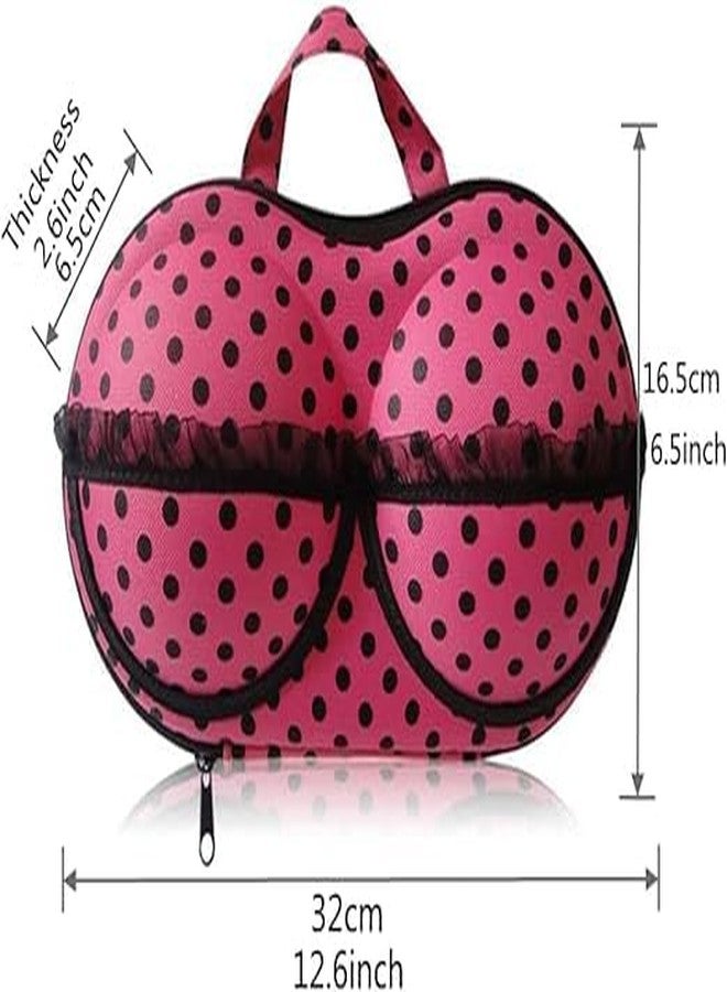 Tendula Nylon Travel Bra Bag, Women's Undergarments Storage Organiser with Zipper, Multi-Colourtendula - Image 3