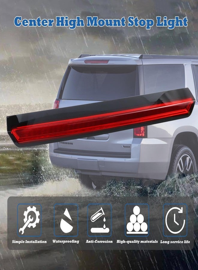 Qagea Rear Center High Mount Stop Light 923-116, 3rd Third Brake Lamp Compatible with Chevy Suburban 3500 HD 2016-2019, Suburban 2015-2020, Tahoe 2015-2020 - Image 4