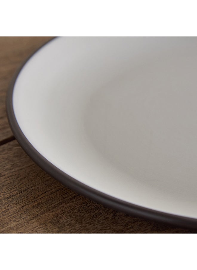 Home Box Home Box Mocha Mist 2-Tone Melamine Dinner Plate 26 x 3 x 26.5 cm  - Image 3