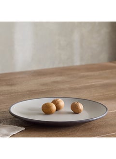 Home Box Mocha Mist 2-Tone Melamine Dinner Plate 26 x 3 x 26.5 cm