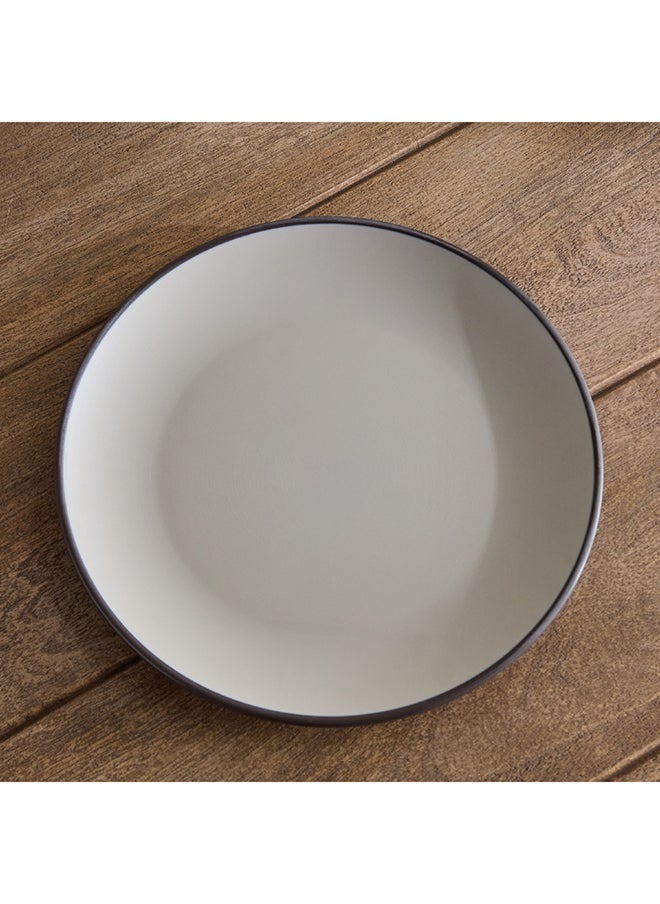 Home Box Home Box Mocha Mist 2-Tone Melamine Dinner Plate 26 x 3 x 26.5 cm  - Image 2