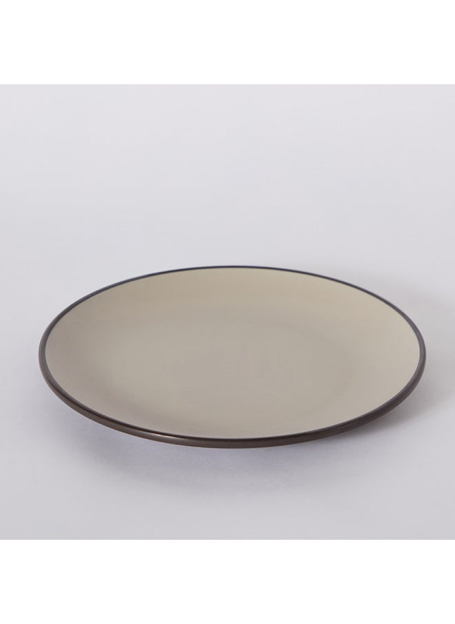 Home Box Home Box Mocha Mist 2-Tone Melamine Dinner Plate 26 x 3 x 26.5 cm  - Image 5