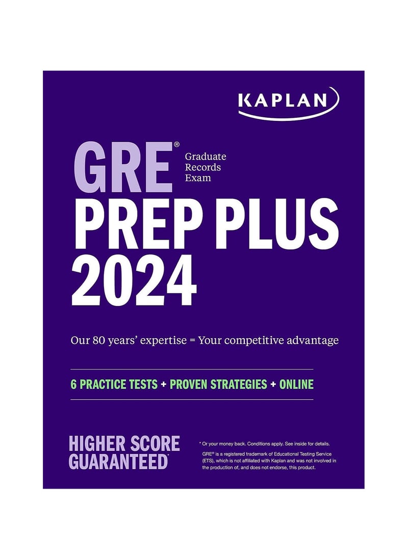 null - GRE Prep Plus 2024  6 Practice Tests  Proven Strategies  Online Kaplan Test Prep - Image 1
