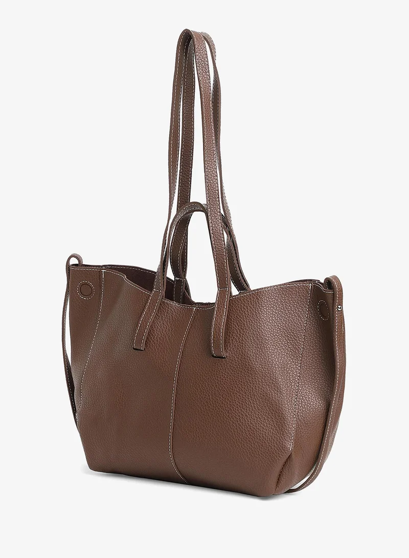 Haute Sauce  Solid Zip Lock Regular Vegan Leather Hand Bag For Women for Women | Best Price UAE