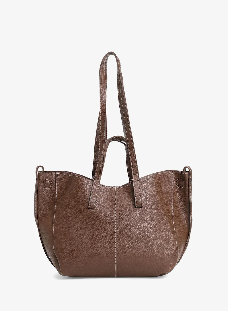 Haute Sauce  Solid Zip Lock Regular Vegan Leather Hand Bag For Women for Women | Best Price UAE