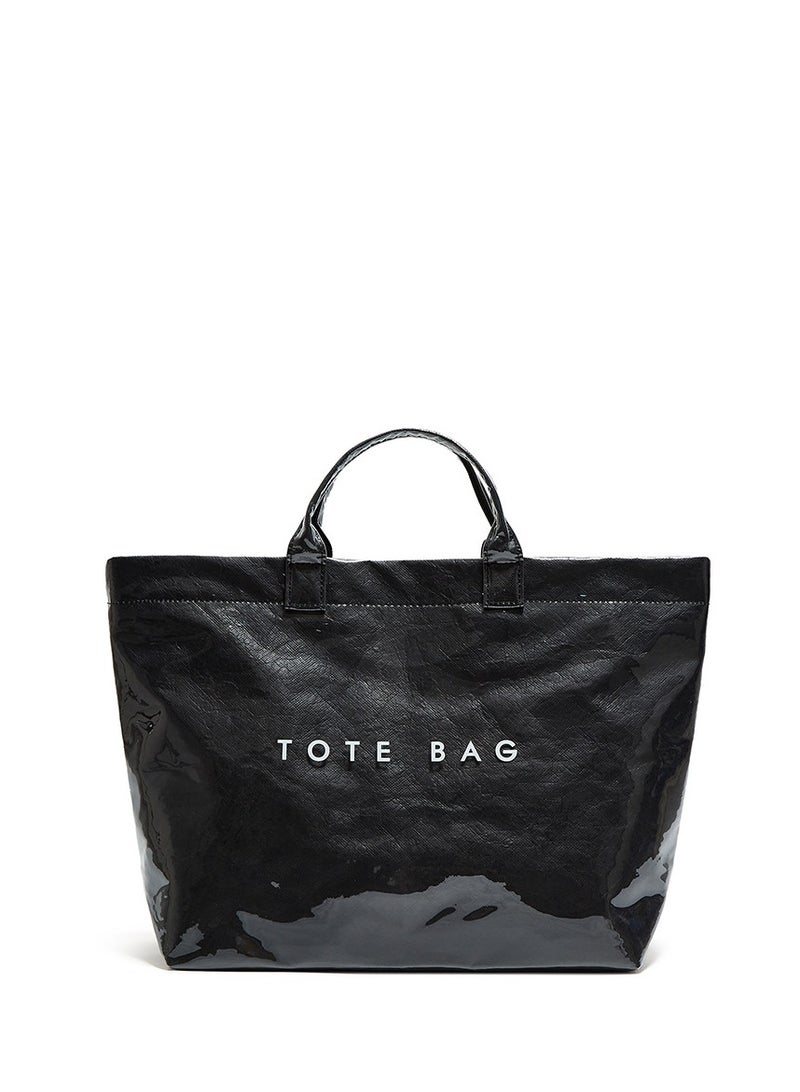 توتي كبيرة القدرة حقيبة التنقل المألوفة للعمل - أسود