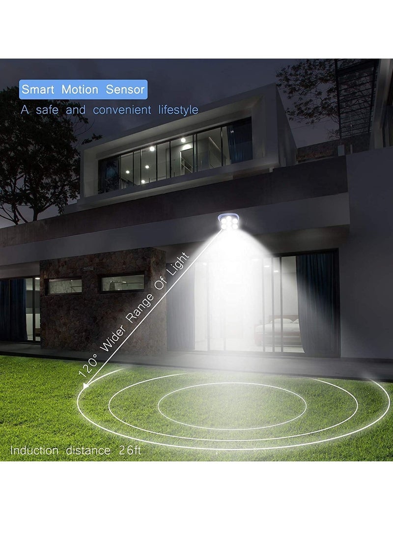 Solar Wall-mounted Light with Remote Control,Auto Infrared Motion ​Sensor Light，Simulation Surveillance CCTV Light，Roatable Angle Adjustable Wall Light for Outdoor Corridor Pathway Diwali Diya(2 Pack)