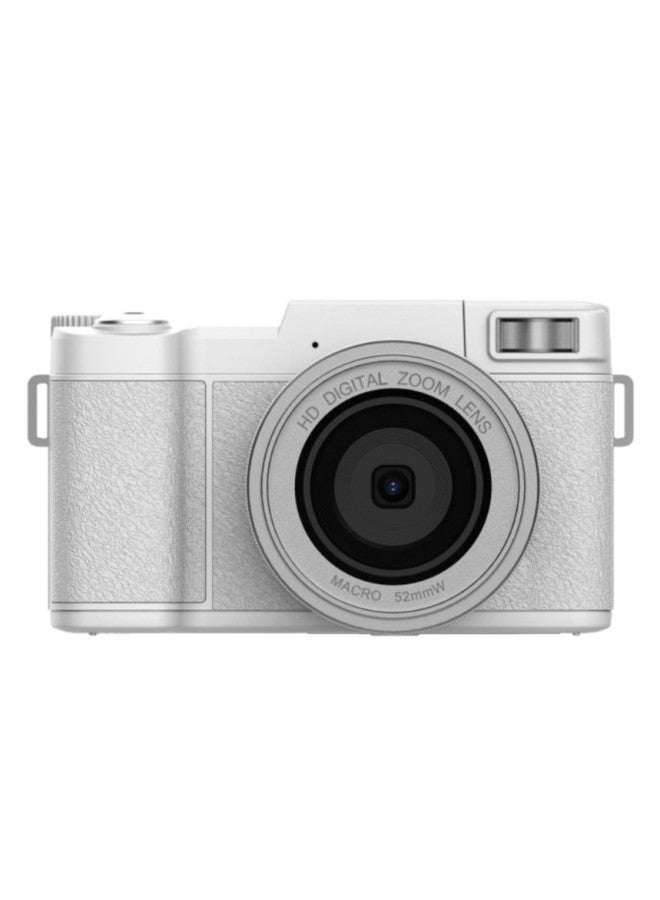 Generic 5K English Version 64 Million Pixel Camera Video Camera Full HD With Flip HD Screen R2H-Body Color:English Version Black Standard Configuration - 4k + Wide-angle Mirror + 128gb Card + Battery  - Image 5