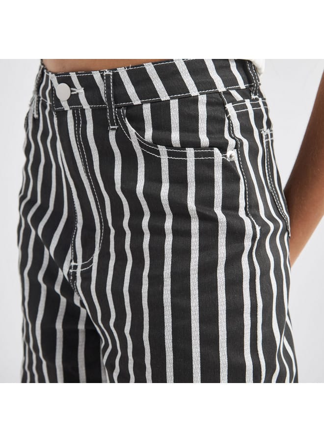 Splash FAV Striped Wide Leg Pants  - Image 3