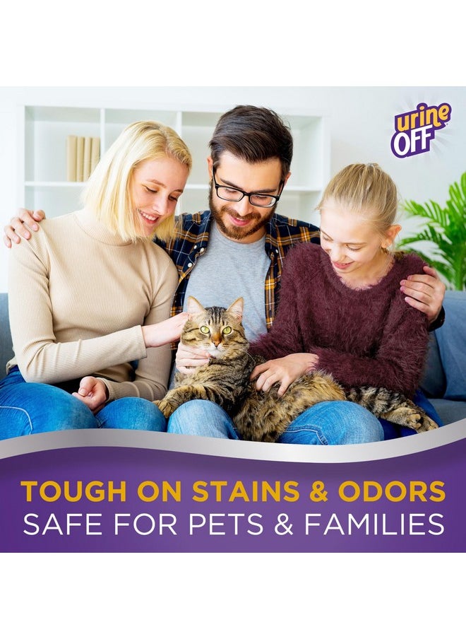 Urine Off Kitten & Cat Pet Stain Remover | Fresh Scent Carpet Cleaner | Bio Enzymatic Stain & Urine Odor Eliminator | Pet Safe Cleaner | 1 Gal.  - Image 3