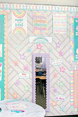 Teacher Created Resources Pastel Pop Positive Affirmations Mini Bulletin Board Set - Image 2