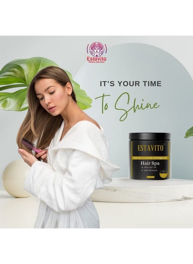 ESTAVITO - Hair Spa Cream Bath 500Gms With Argan Oil ; Anti Hair Fall ; Hair Renewal ; - Image 1