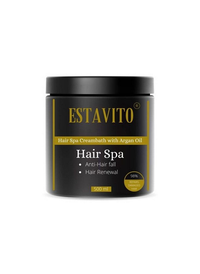 ESTAVITO - Hair Spa Cream Bath 500Gms With Argan Oil ; Anti Hair Fall ; Hair Renewal ; - Image 1