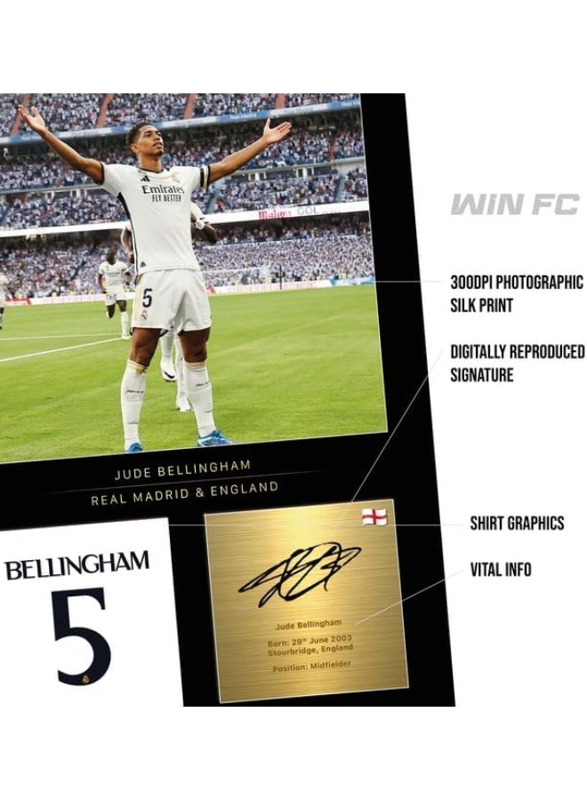 Win FC Alexander Isak A4 Framed Photo Display - Reproduced Digital Signature - Gift For Newcastle United Fans - Image 4