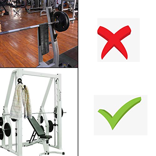 YYST MINI Magnetic Towel Hook Hanger Rack for Kitchen Dish,Sports, Hand Gym, etc- Hold up to 0.5 Lb- No Towels Included (1) - Image 5