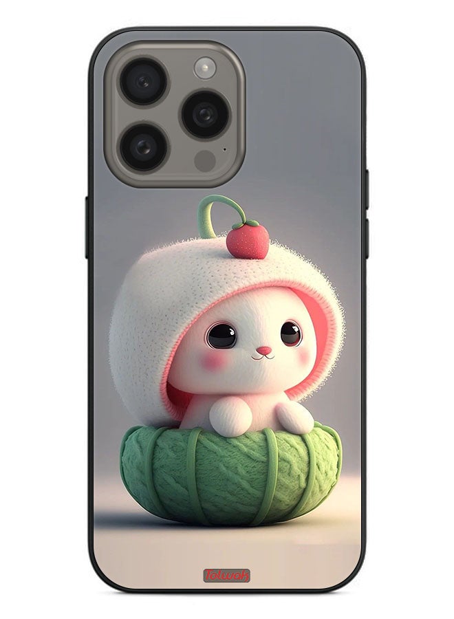 Tolwak Apple iPhone 15 Pro Max Protective Case Cover Cute Little Rabbit - Image 2