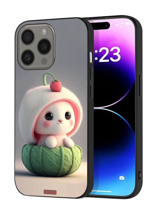 Tolwak Apple iPhone 15 Pro Max Protective Case Cover Cute Little Rabbit - Image 1