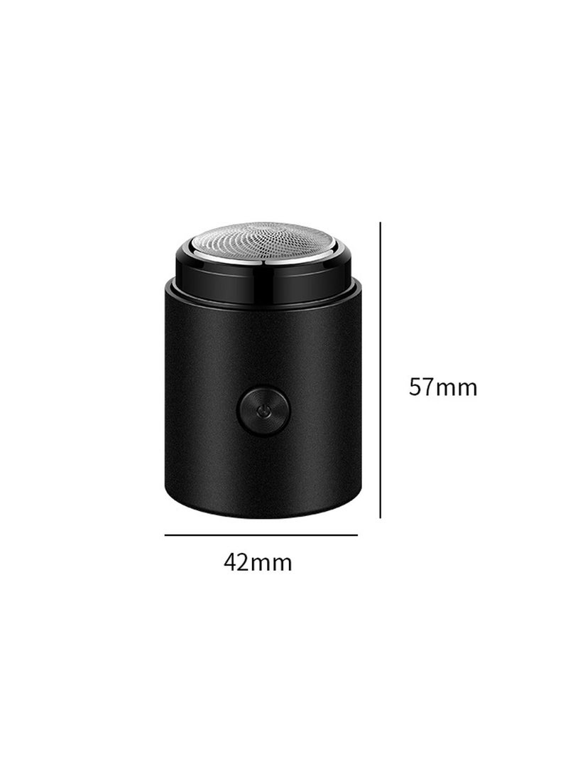 Electric Razor for Men Pocket Size Mini Portable Shaver Wet and Dry Men Razor USB Type-c Rechargeable Shaver Charging Easy One Button Use Suitable for Home Travel