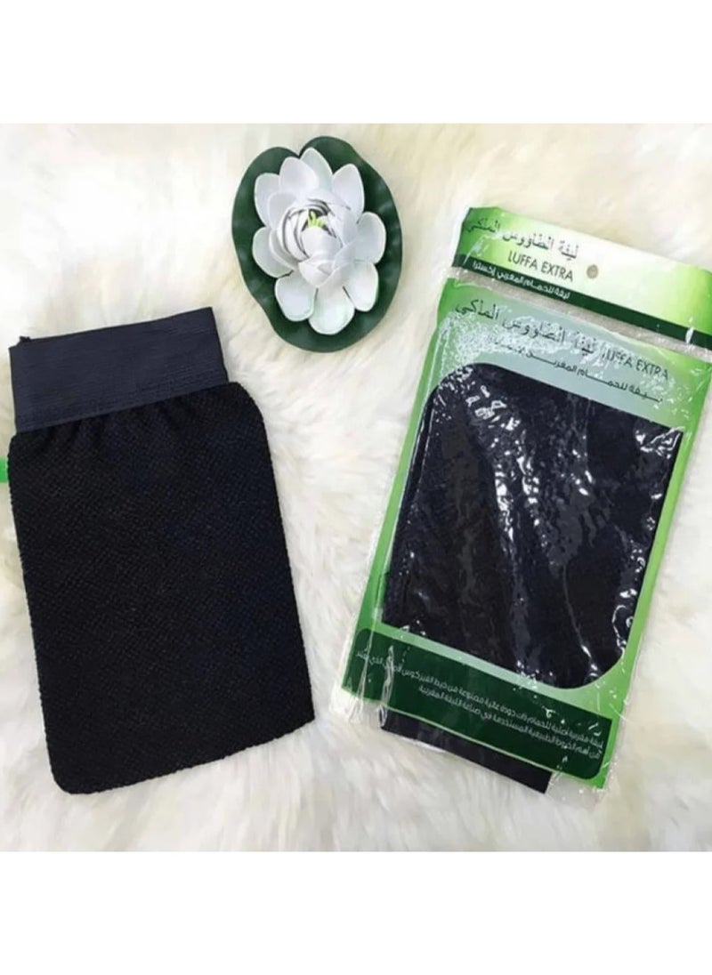 Alarays - Moroccan Bath Soap with Olive Oil  700 ml With Moroccan Luffa Bath Gloves - Image 1