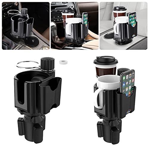 NATGIC Car Cup Holder Expander Adapter for Large Water Cups,2 Drink Bottles,Cup Coffee Bottles,NATGIC 4-in-1 Cup Holders Expander for Trucks,Sedan, Vehicle Adjustable Cup Holder Expander for Mugs - Image 1
