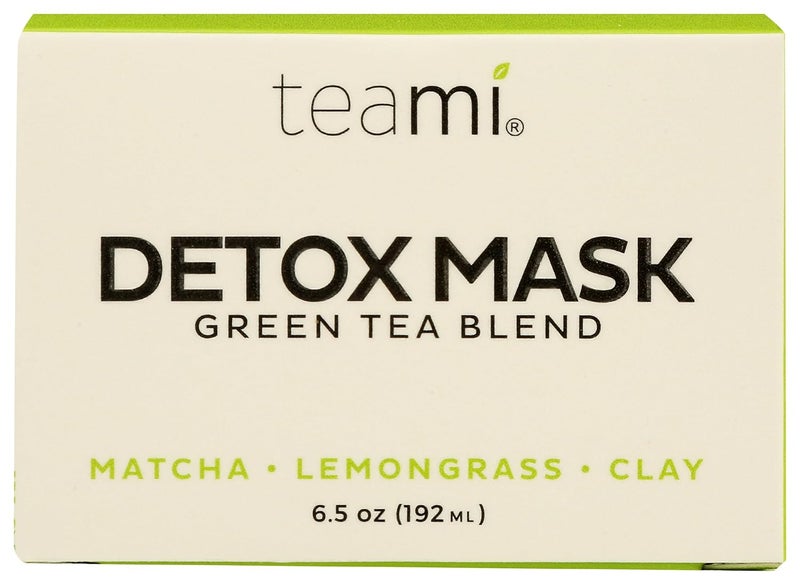 teami Teami Detox Face Mask for Hydraiting Moisturizing  Purifying Blackhead Remover Green Tea Deep Cleanse Mask reduces Acne  oil Pore Minimizer Clay Mask for All Skin Types 35 OZ - Image 1