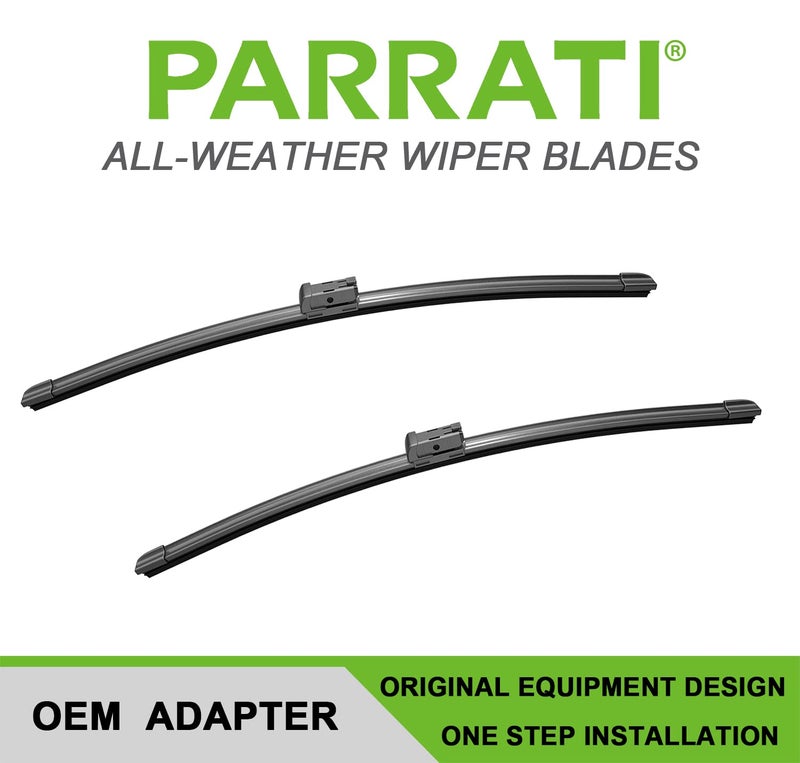 PARRATI® 22 Inch & 18 inch of High Performance Premium All-Season Automotive Replacement Front Windshield Wiper Blades for Colorado Canyon 2015-2018,Easy DIY Install(Set of 2) - Image 3
