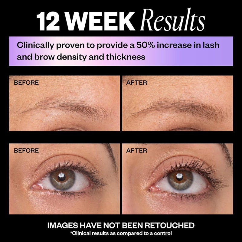 IGK Look Out Lash and Brow Boosting Peptide Serum Increases Thickness Fullness Density of Brows and Lashes Dermatologist Ophthalmologist Approved Vegan CrueltyFree 011 Fl Oz - Image 4