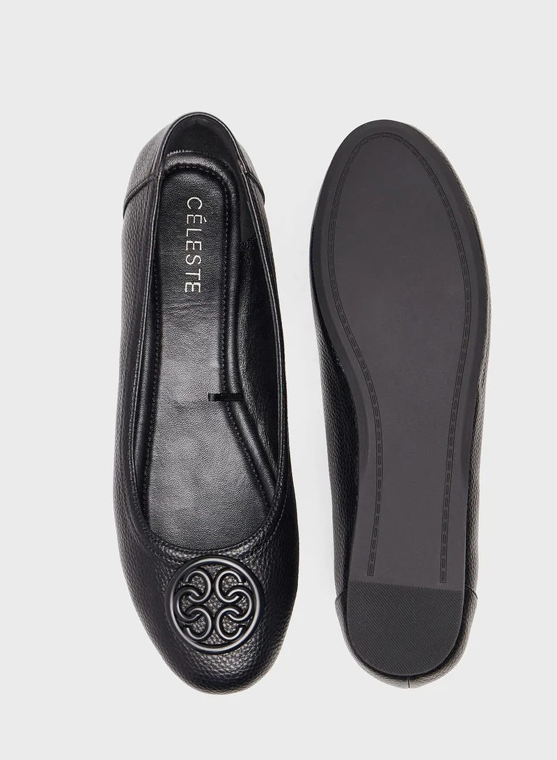 Celeste Pointed Toe Ballerinas
