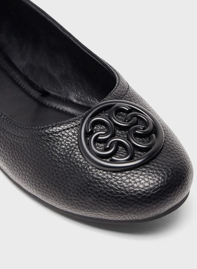 Celeste Pointed Toe Ballerinas