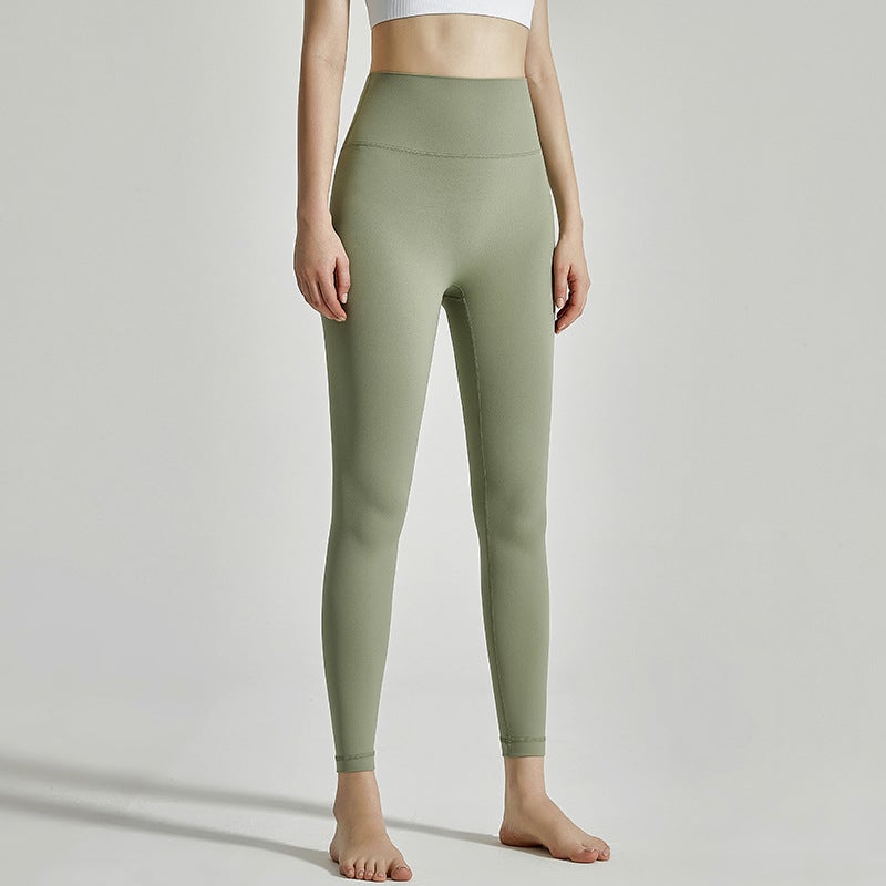[Strict Selection] Naked Yoga Pants Tight Fitness High Waist Hip Pocket No Embarrassment Line Yoga Pants Children - Image 2