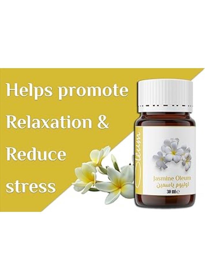 Oleum Jasmine Oil - 30 ml - Pure Aromatic Oil with a Fresh Floral Scent - Perfect for Skincare and Relaxation. - Image 4