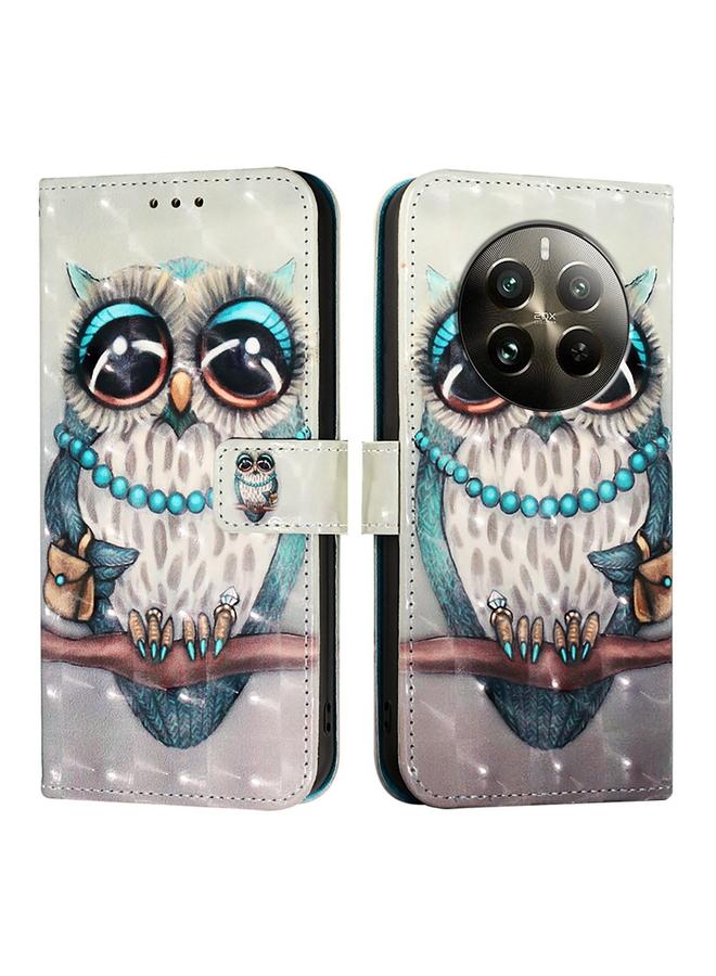 S-TOP Case For Realme 12 Pro / Realme 12 Pro+ 3D Painting Horizontal Flip Leather Phone Case - Image 2