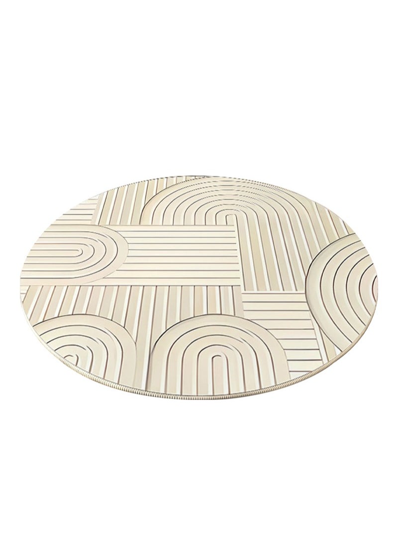 GOOTOY Modern Style Area Rug Non Slip Extra Soft Touch Living Room Bedroom Kitchen Decoration of Carpet Floor Rug 120x120cm  - Image 1