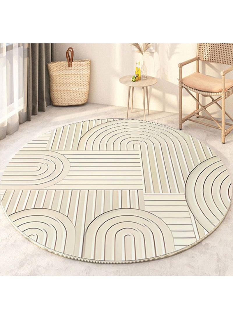 GOOTOY Modern Style Area Rug Non Slip Extra Soft Touch Living Room Bedroom Kitchen Decoration of Carpet Floor Rug 120x120cm  - Image 2