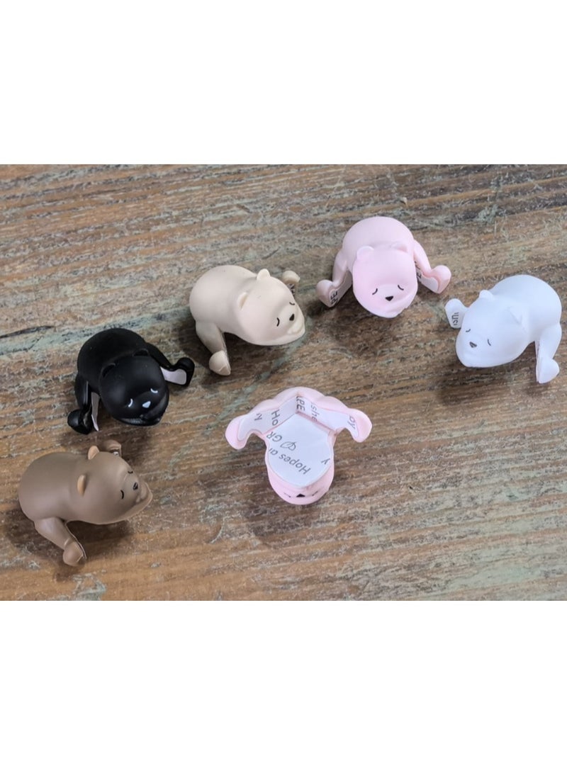 إسكدنيا واقي زاوية لطيف على شكل دب، واقي زاوية مقاوم لزاوية الطفل، لاصق مغطى 100%، لزاوية الأثاث الحادة - Image 4