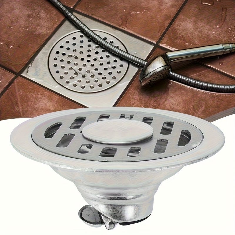 1pc Stainless Steel Odor Proof Floor Drain Filter For Shower Bathroom Kitchen - Image 1