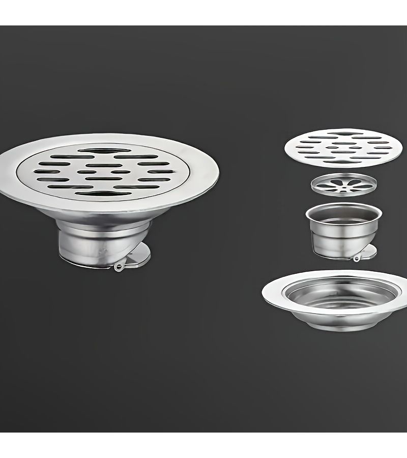 1pc Stainless Steel Odor Proof Floor Drain Filter For Shower Bathroom Kitchen - Image 5