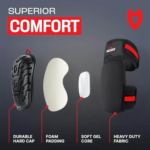 NoCry Professional Knee Pads for Work for Men — Adjustable Thigh and Shin Straps, Heavy-Duty Shell, and Thick Foam & Gel Cushioning — Ideal for Construction and Gardening - Image 3