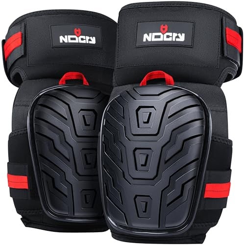 NoCry Professional Knee Pads for Work for Men — Adjustable Thigh and Shin Straps, Heavy-Duty Shell, and Thick Foam & Gel Cushioning — Ideal for Construction and Gardening - Image 1