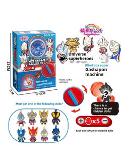 Kids Dinosaur Mini Capsule Toy Blind Box Prize Superman Gashapon Machine