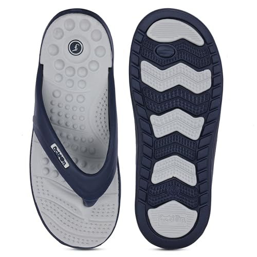 ACTION Men Blue Grey Slipper HRAN0024BLGY07 - Image 4