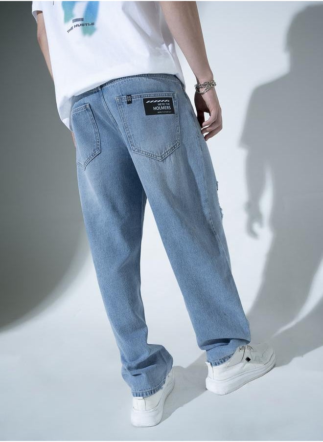 Hubberholme Blue Jeans For Men  - Image 3
