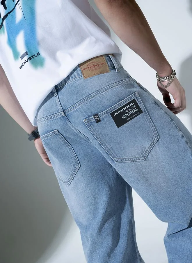 Hubberholme Blue Jeans For Men
