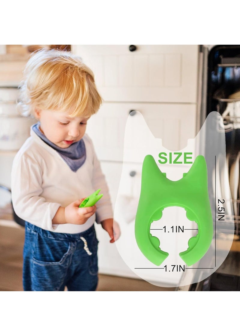 3 PCS Spoon Pot Pan Holder Spatula Bracket Clips, Spoon Holder For Pot, Silicone Pot Clip Spoon Rest, Heat Resistance Non-Slip Silicone Pot Spoon Holder. - Image 4