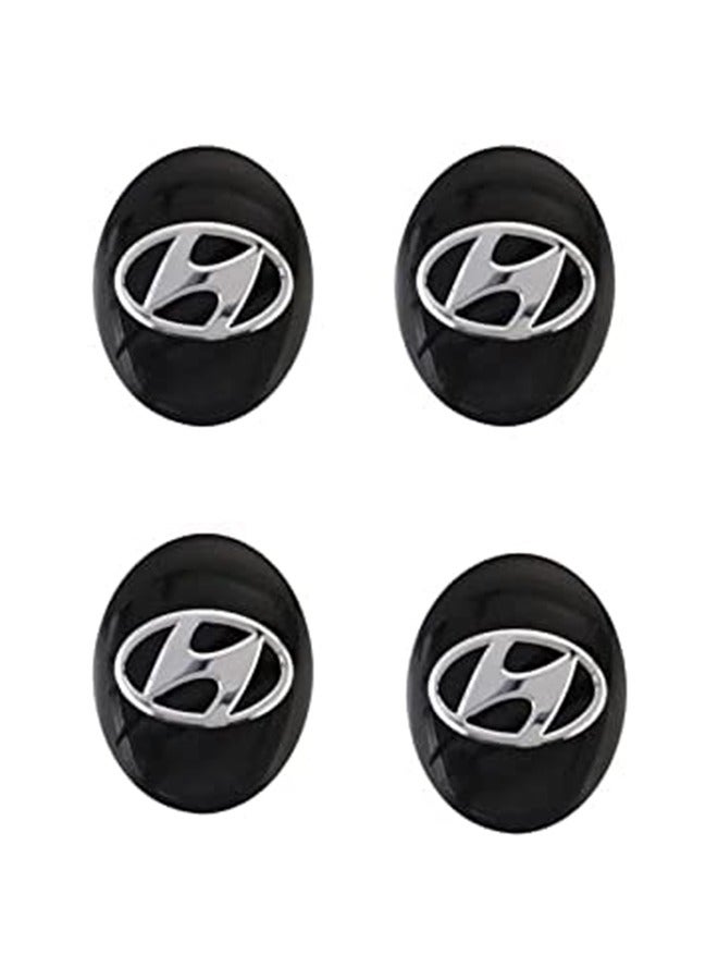 Generic 3D Tire Hub Sticker - Hyundai - 4pcs - Image 1